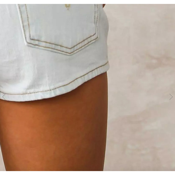 Levi's 501 Origin of Two Minds Original Stretch Shorts sz W34 - Picture 2 of 13